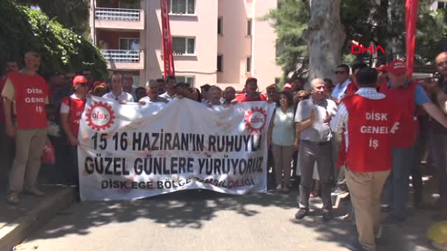 İzmir İşçi Eylemlerinin Yıl Dönümünde Ege İşçilerine Destek