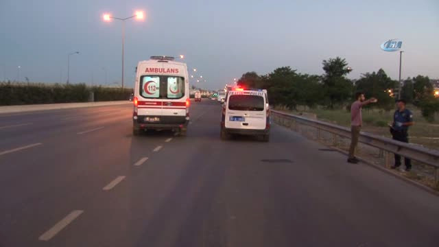 Kontrolden Çıkan Motosiklet Bariyerlere Çarptı: 1 Ölü, 1 Yaralı