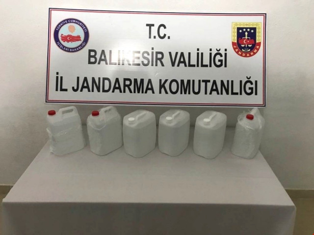 Balıkesir’de Kaçak İçki Operasyonu