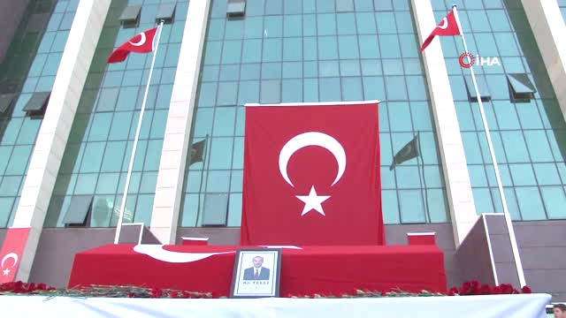 Hayatını Kaybeden İzmir Bölge İdare Mahkemesi Başkanı Ali Telli İçin Tören Düzenlendi