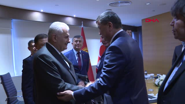 İzmir -Tbmm Başkanı Yıldırım Kırgızistan Meclis Başkanı ve Heyetini Kabul Etti