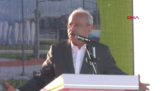 İzmir Kılıçdaroğlu Demokrasi Parkı Açılışında Konuştu