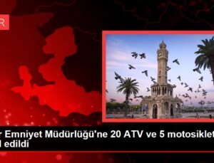 İzmir Emniyet Müdürlüğü’ne 20 ATV ve 5 motosiklet dahil edildi