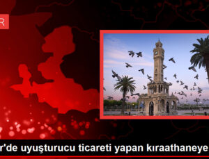 İzmir’de uyuşturucu ticareti yapan kıraathaneye baskın
