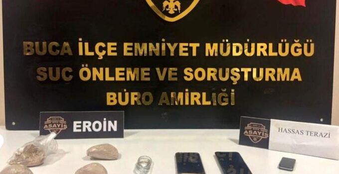 İzmir’de 660 gram eroin ele geçirildi, kuşkulu tutuklandı