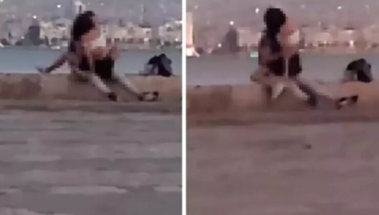 İzmir Alsancak kıyıda cinsel ilişki! (VİDEO) İzmir Alsancak kıyıda alakaya girenler kim, ne oldu?