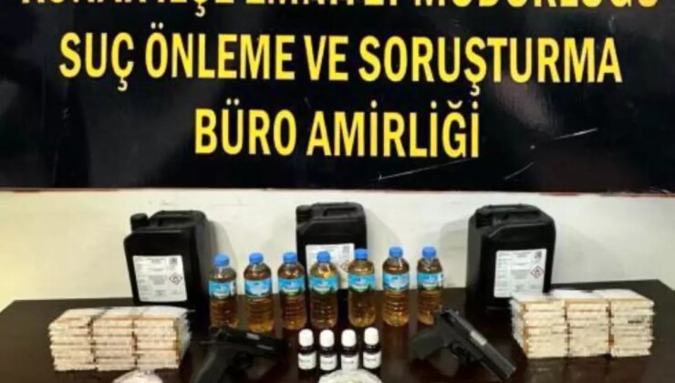 İzmir’de Uyuşturucu Operasyonu: Çok Sayıda Husus ve Silah Ele Geçirildi