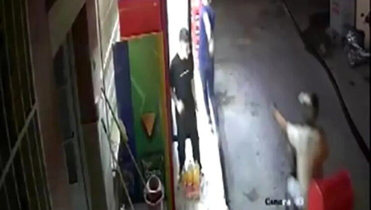 İzmir’de intikam cinayeti market kamerasında