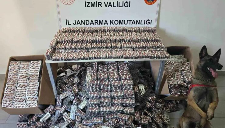 İzmir’de Uyuşturucu Operasyonu: 129 Bin Hap Ele Geçirildi