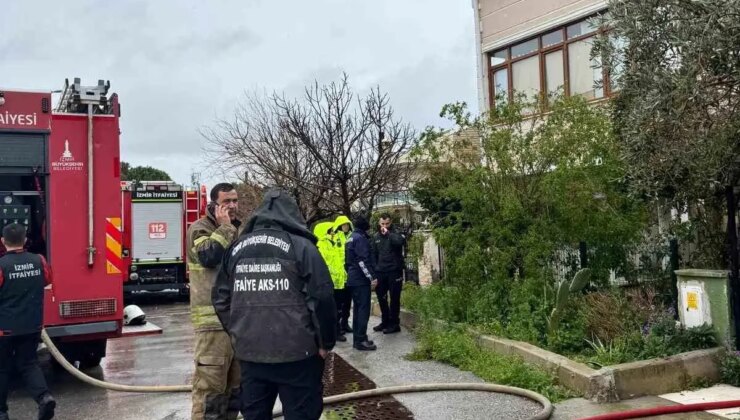 İzmir’de çıkan konut yangınında bir kişi hayatını kaybetti