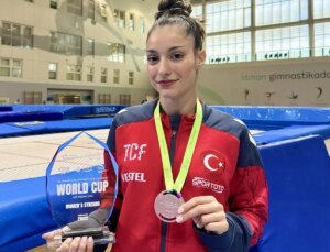 Trampolin cimnastikte İzmir’e iki madalya