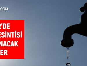 İzmir su kesintisi! İZSU 14-15 Nisan İzmir su kesintisi ne vakit bitecek, sular ne vakit gelecek?