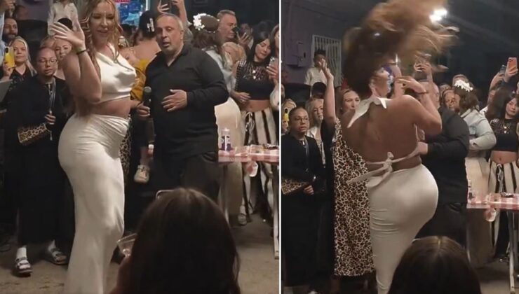 Genç bayanın dansı, İzmir’deki Hıdırellez kutlamalarına damga vurdu