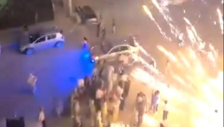 İzmir’de nişan kutlamasında büyük panik: Havai fişek kalabalığın üzerine patladı