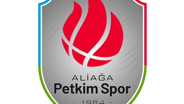 Aliağa Petkimspor tekrar logosunu değiştirdi: Alevli basketbol topu